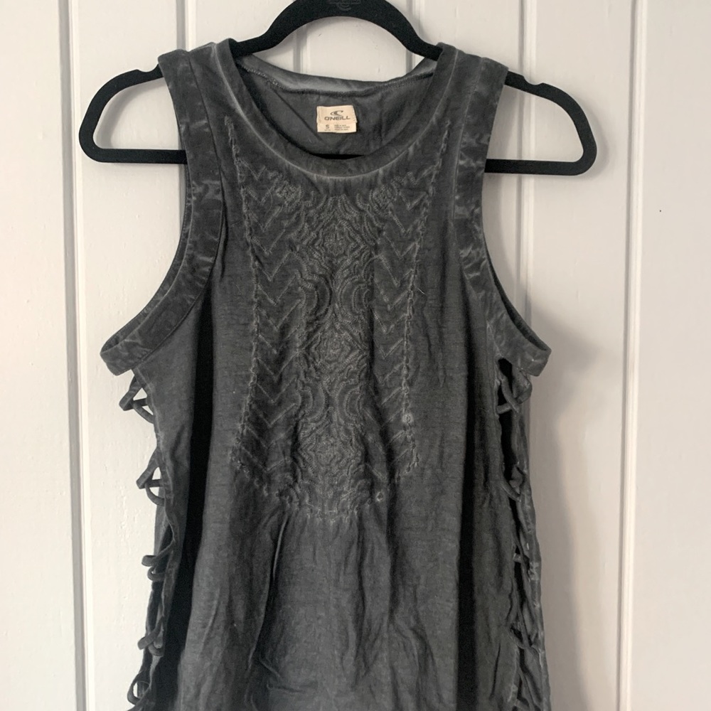 O’Neill tank top with cross cross detail . S